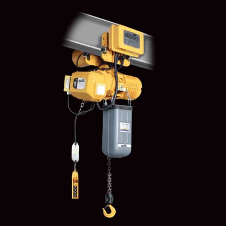 Accolift Electric Chain Hoist with Motorized Trolley Freeland Hoist