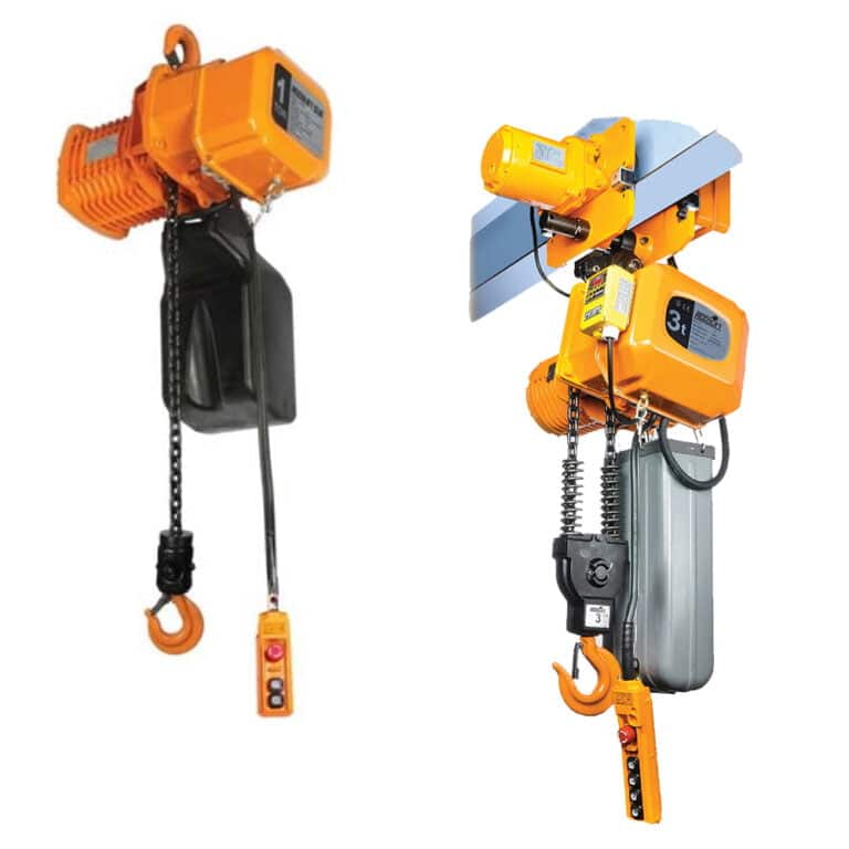 Electric Chain Hoists & Trolleys Freeland Hoist & Crane, Inc.